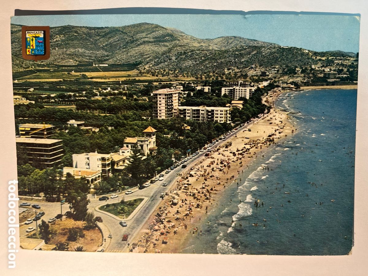 Postales: POSTAL. Benicasim. Vista general de Las Villas. Castell&oacute;.