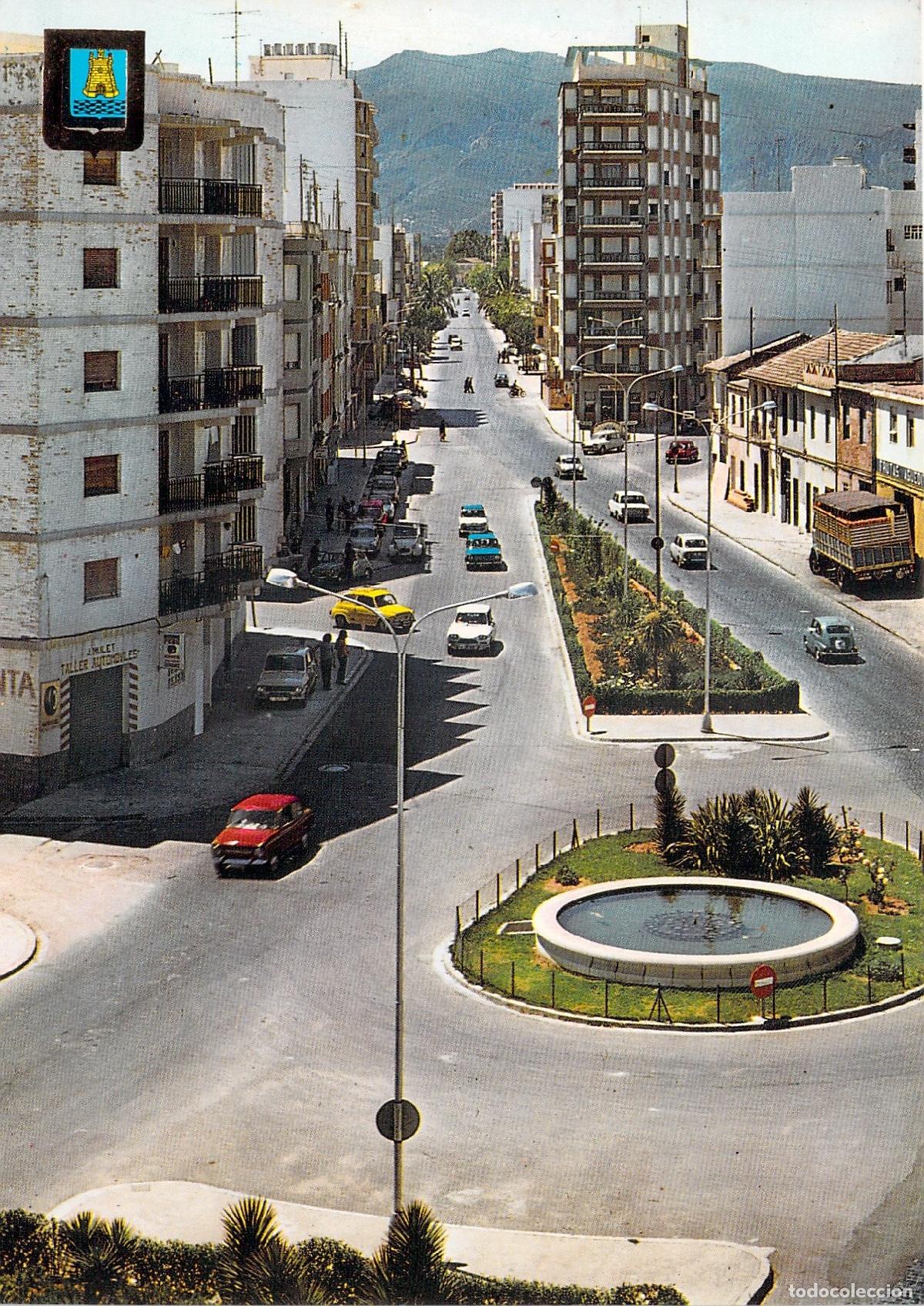 Postales: Postal Tavernes de la Valldigna Valencia Paseo Calvo Sotelo