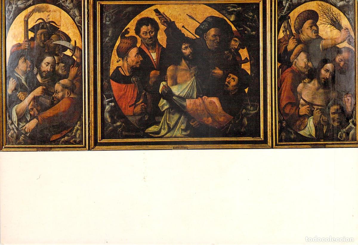 Postales: Postal Museo Bellas Artes Valencia Gran Tr&iacute;ptico de los Improperios El Bosco