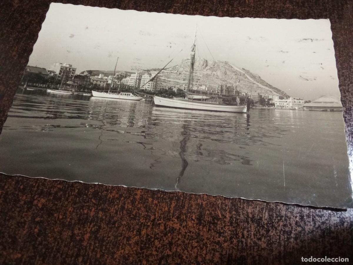 Postales: Alicante.Vista parcial del puerto.