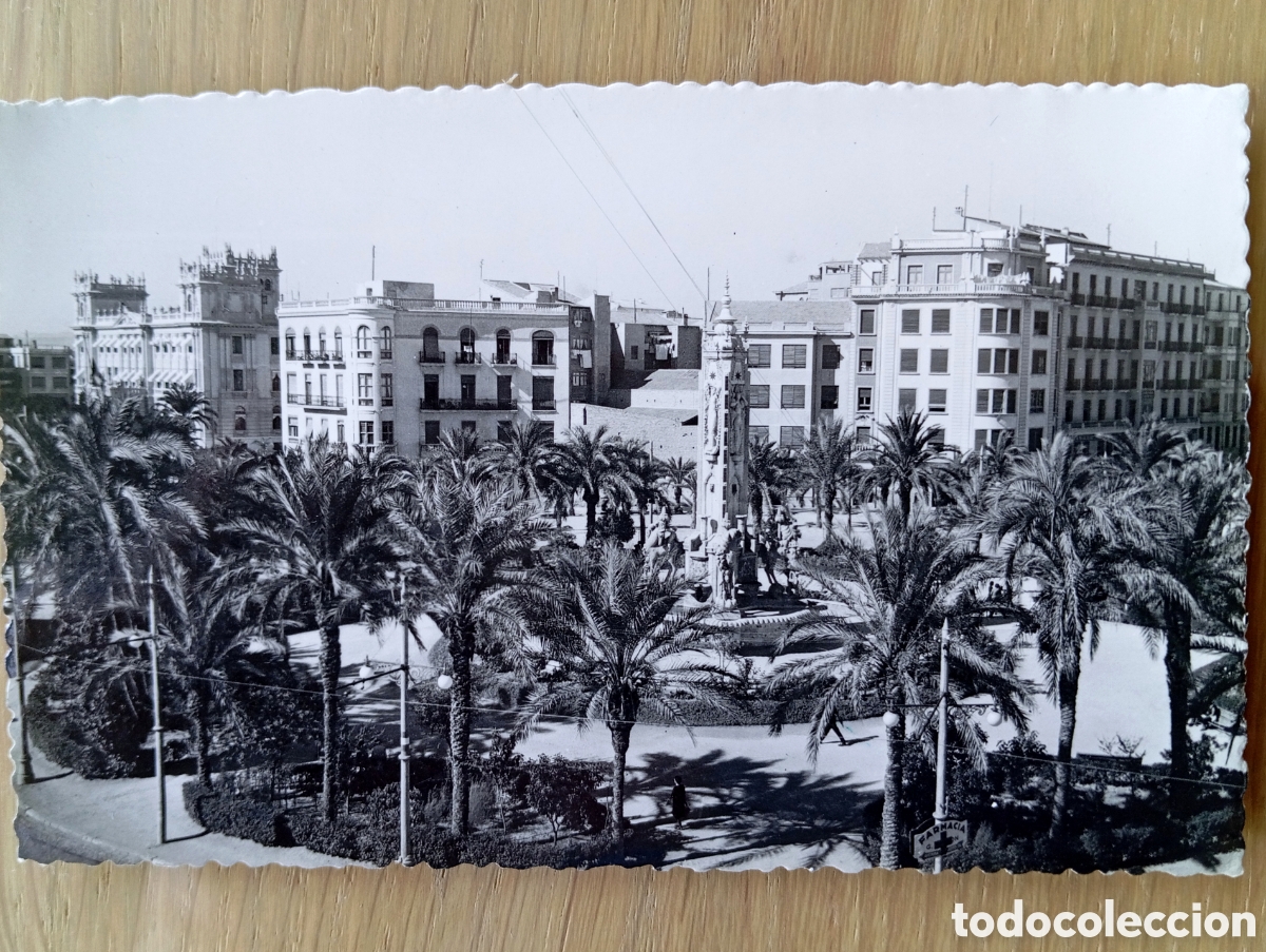 Postales: POSTAL ALICANTE PLAZA DE LOS LUCEROS GARC&Iacute;A GARRABELLA 17 SIN CIRCULAR