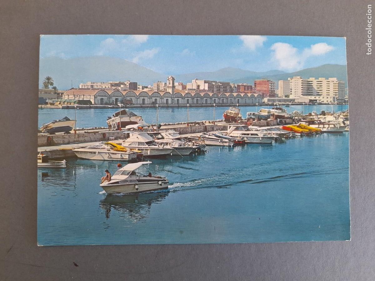 Postales: postal de gandia (valencia)-164- puerto, gracias garabella a&ntilde;os 70 aprox