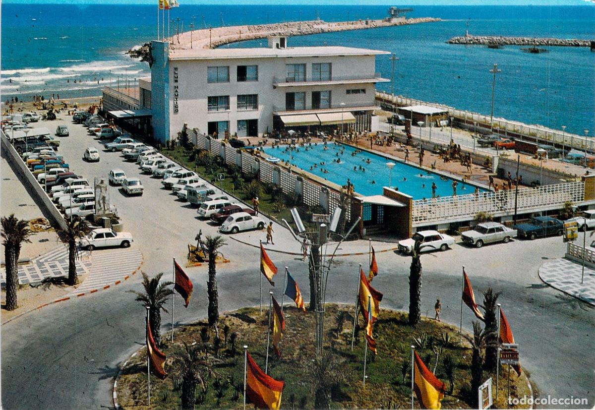 Postales: Postal Playa de Gand&iacute;a Club N&aacute;utico y Puerto Valencia