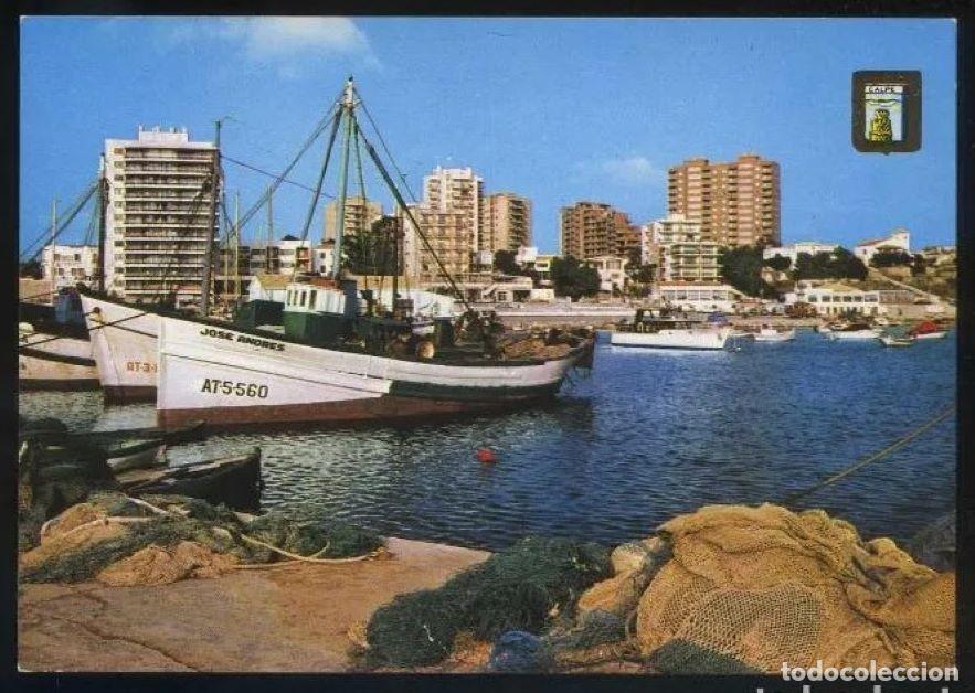 Postales: Calp. *Calpe. Muelle y vista general* Ed. Fisa n&ordm; 124. Nueva.