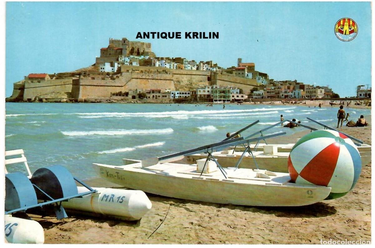 Postales: PE&Ntilde;ISCOLA N&ordm; 4 PLAYA Y VISTA GENERAL / EDICION RAYMOND / FRANQUEADA