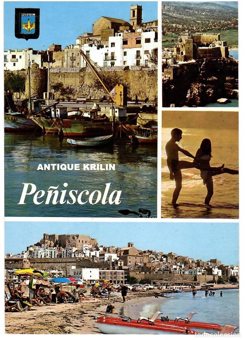 Postales: PE&Ntilde;ISCOLA N&ordm; 15 VARIAS VISTAS / ESCUDO DE ORO / SIN FRANQUEAR