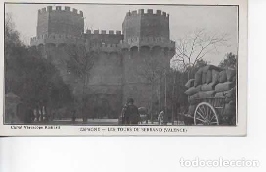 Postales: VALENCIA TORRES DE SERRANO ED FRANCESA