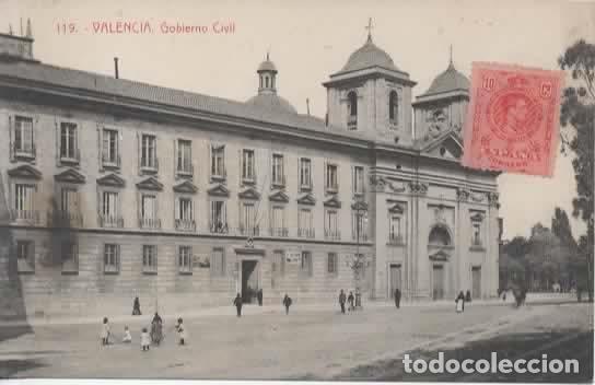 Postales: VALENCIA GOBIERNO CIVIL ESCRITA