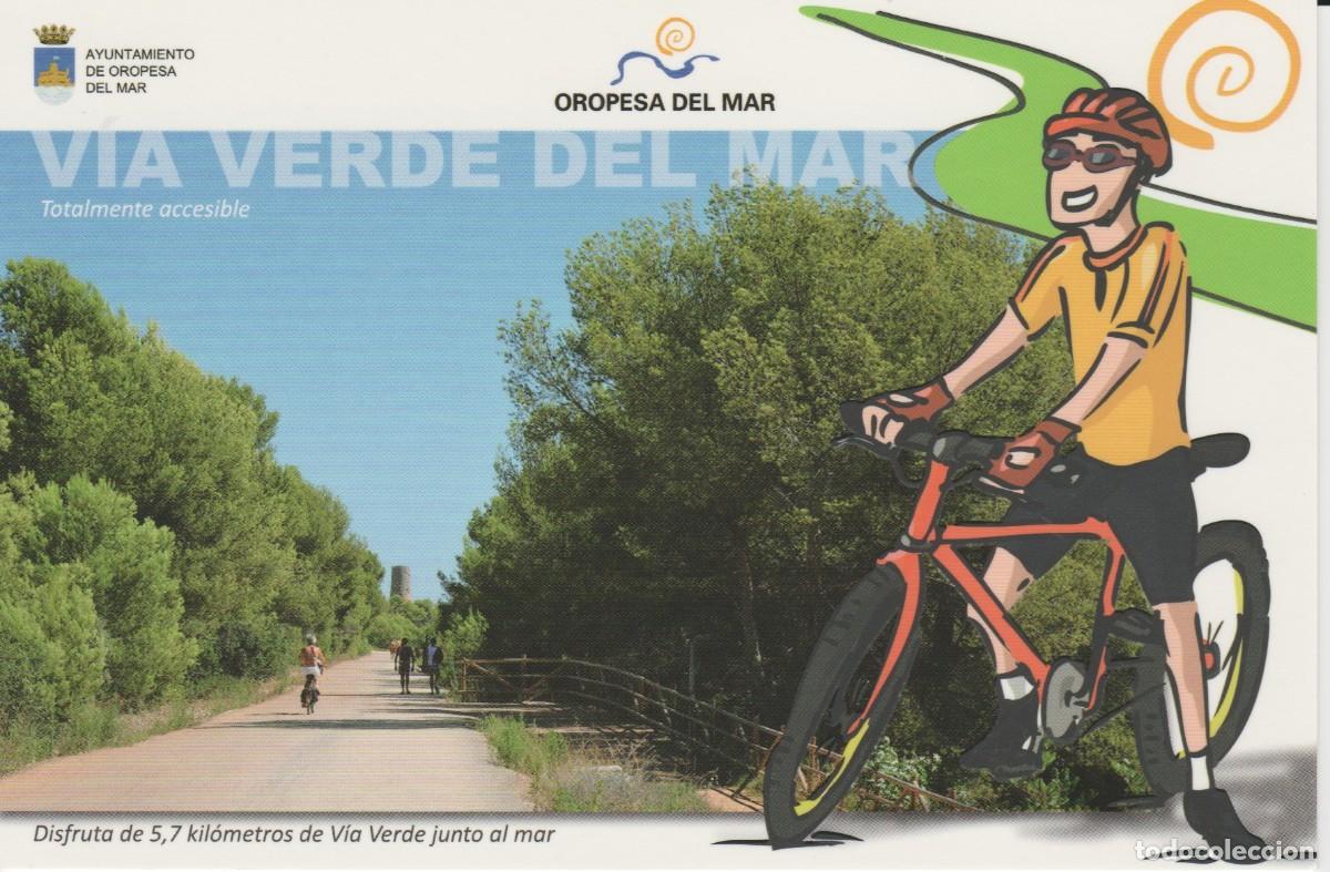 Postales: () OROPESA DEL MAR. VIA VERDE PARA CICLISTAS ... SIN CIRCULAR