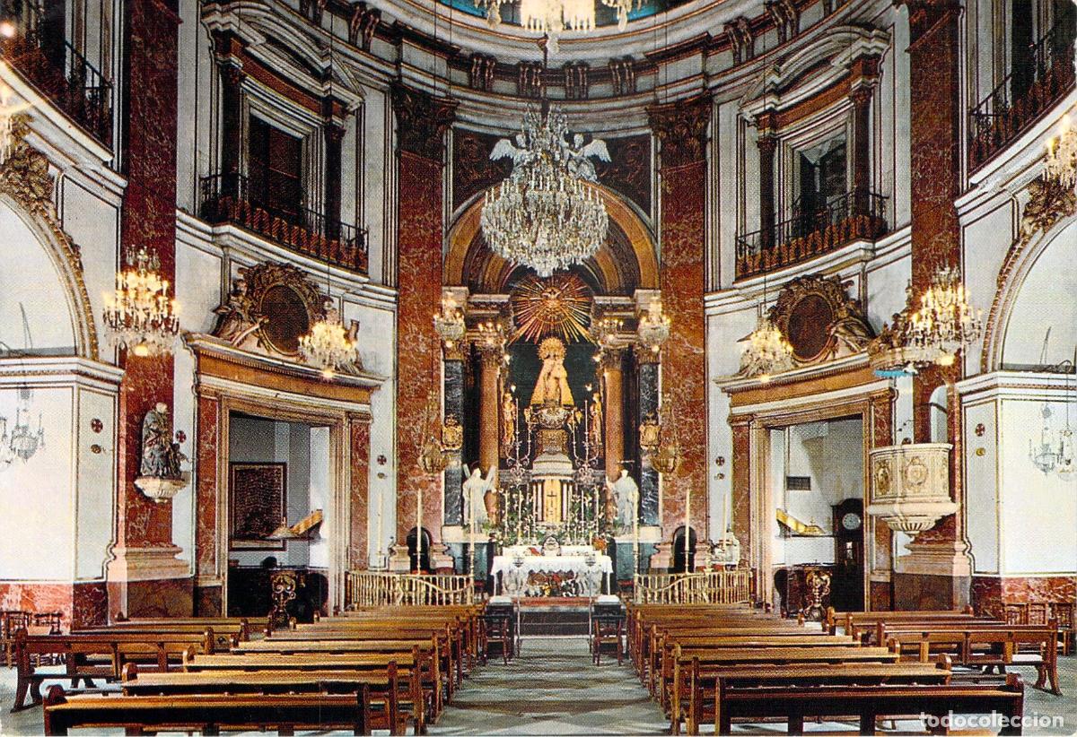 Postales: Postal de la Bas&iacute;lica de Ntra. Sra. de los Desamparados en Valencia