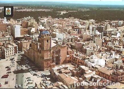 Postales: POSTAL A COLOR N&ordm; 30 ELCHE ALICANTE VISTA AEREA A SUBIRATS
