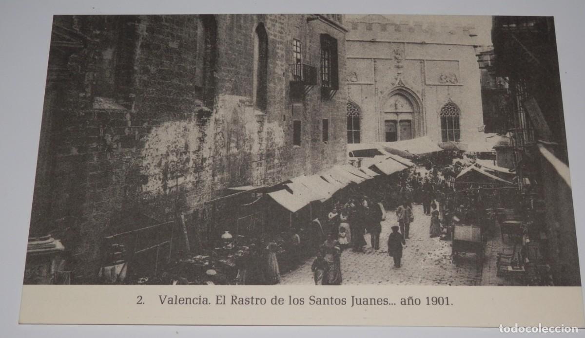 Postales: TARGETA POSTAL DE VALENCIA - RASTRO DE LOS SANTOS JUANES A&Ntilde;O 1901
