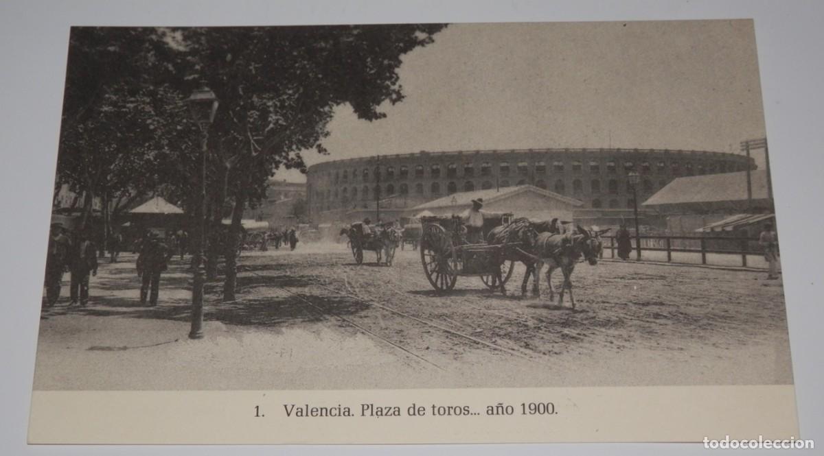 Postales: TARGETA POSTAL DE VALENCIA - PLAZA DE TOROS A&Ntilde;O 1900