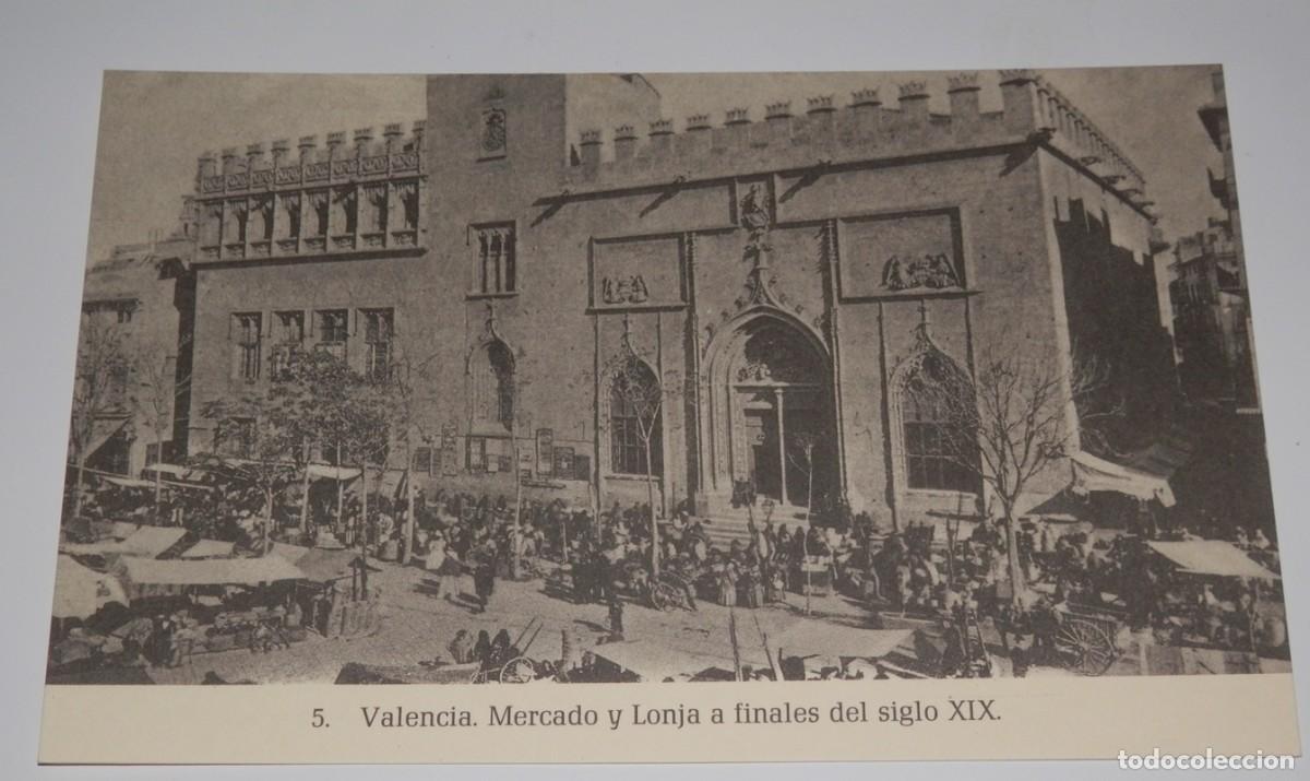 Postales: TARGETA POSTAL DE VALENCIA - MERCADOU LONJA FINALES DEL SIGLO XIX