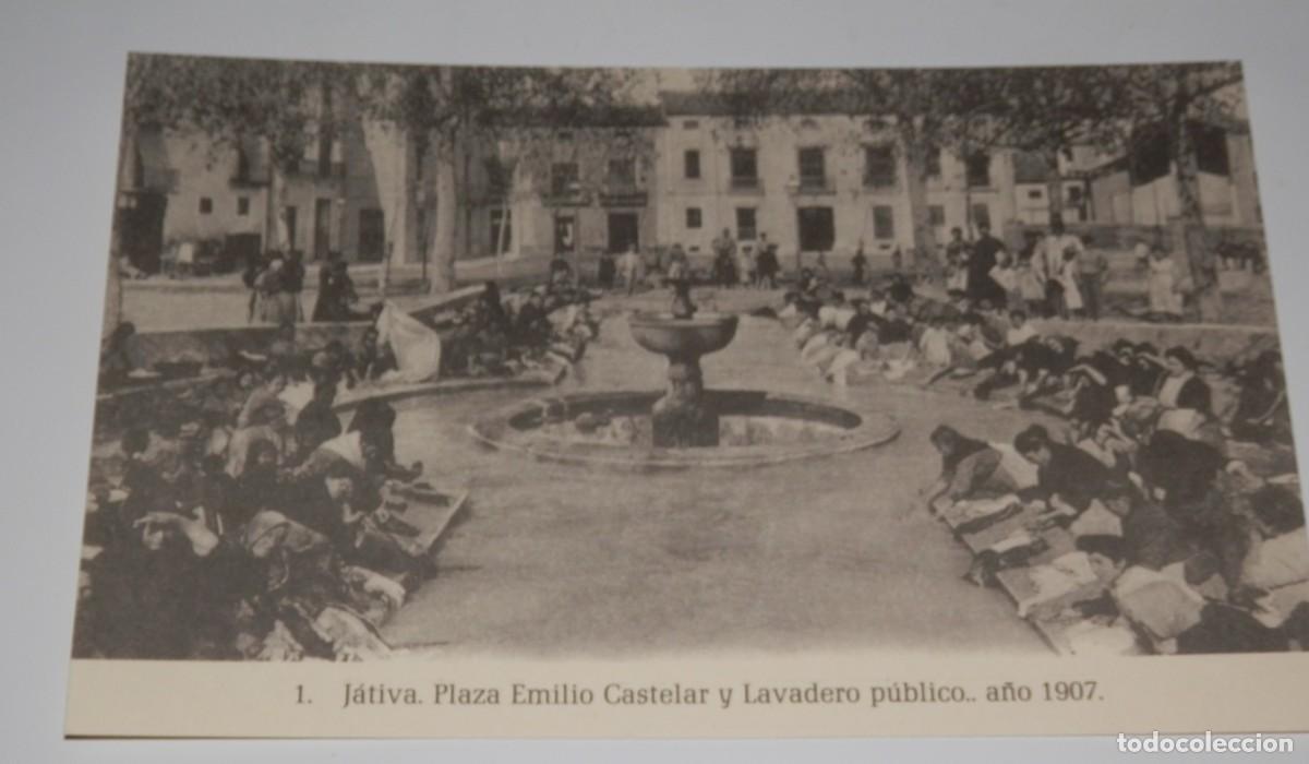Postales: TARGETA POSTAL DE J&Aacute;TIVA - PLAZA EMILIO CASTELAR A&Ntilde;O 1907