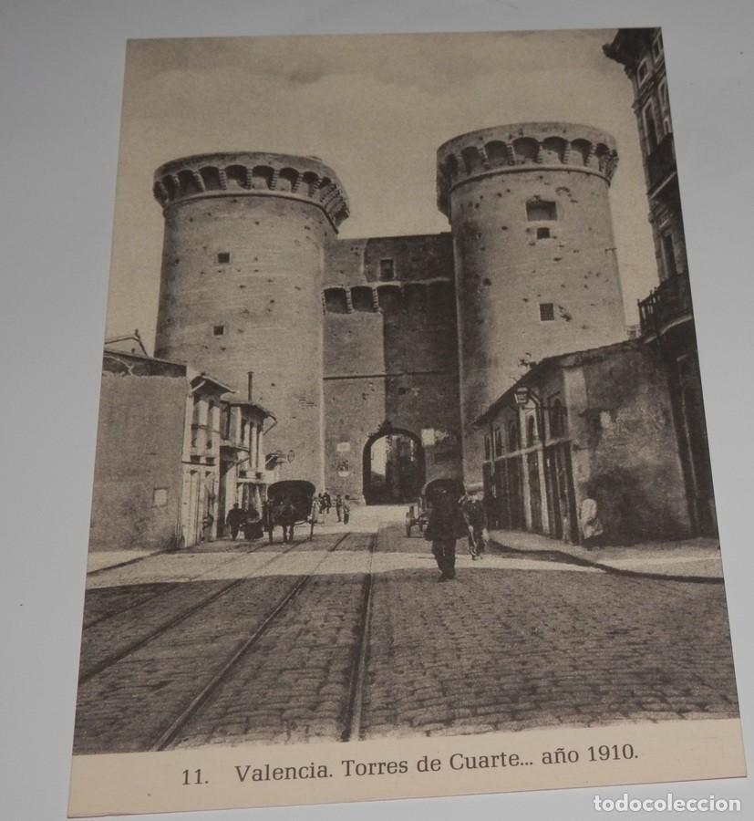 Postales: TARGETA POSTAL DE VALENCIA - TORRES DE CUARTE A&Ntilde;O 1910