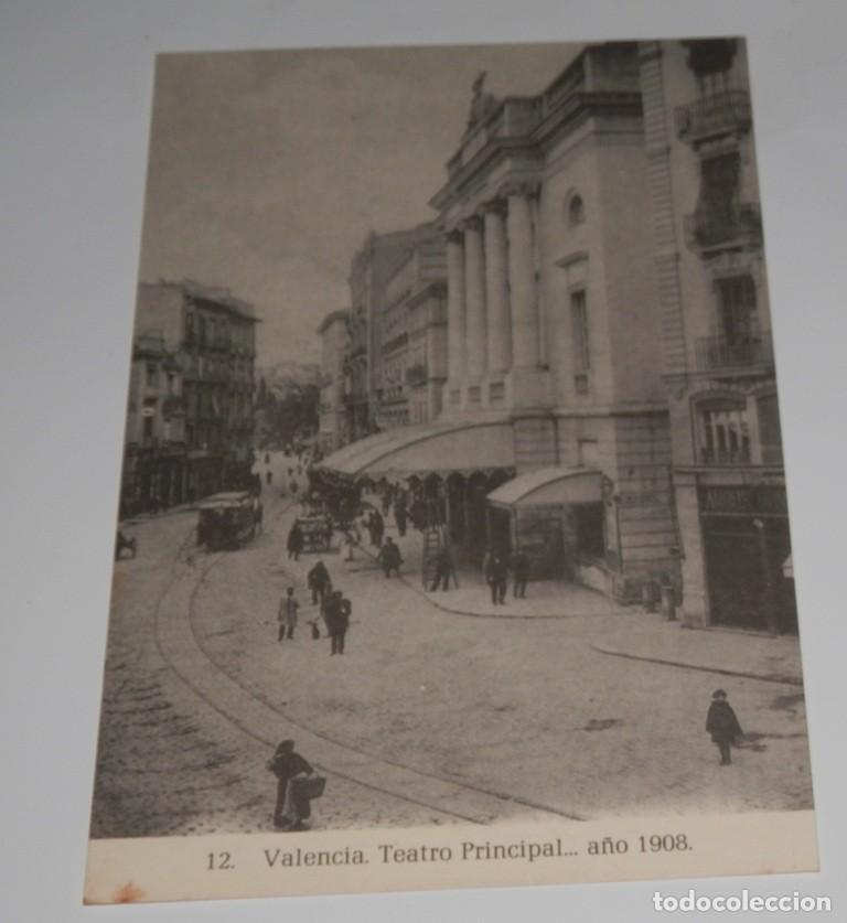 Postales: TARGETA POSTAL DE VALENCIA - TEATRO PRINCIPAL A&Ntilde;O 1908