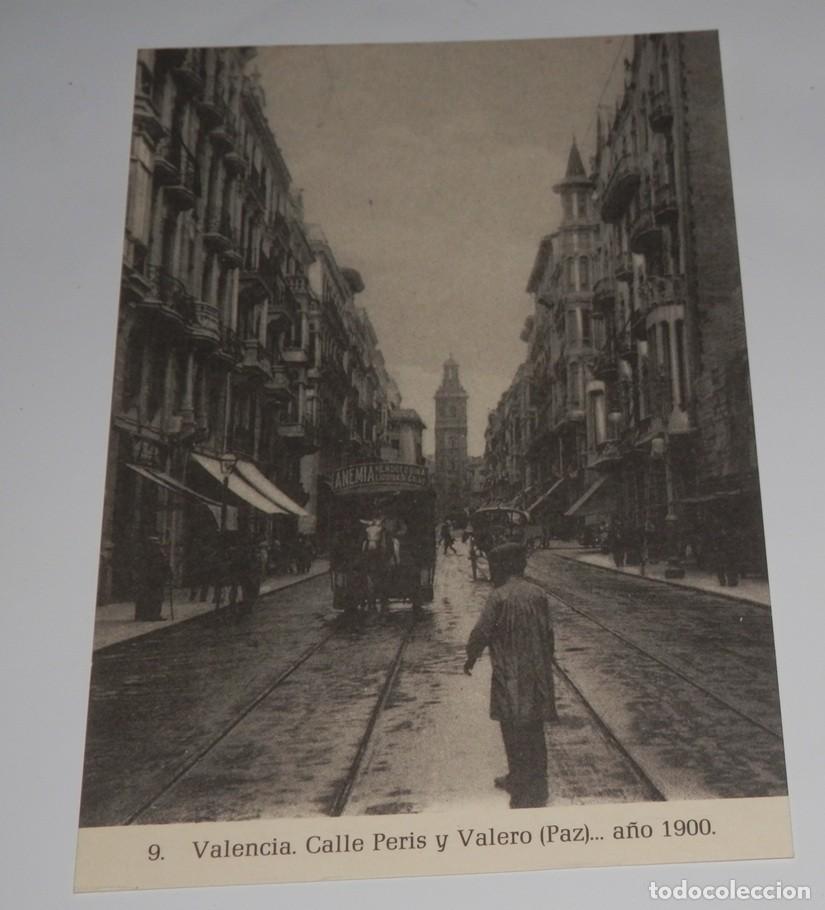 Postales: TARGETA POSTAL DE VALENCIA - CALLE PERIS Y VALERO A&Ntilde;O 1900