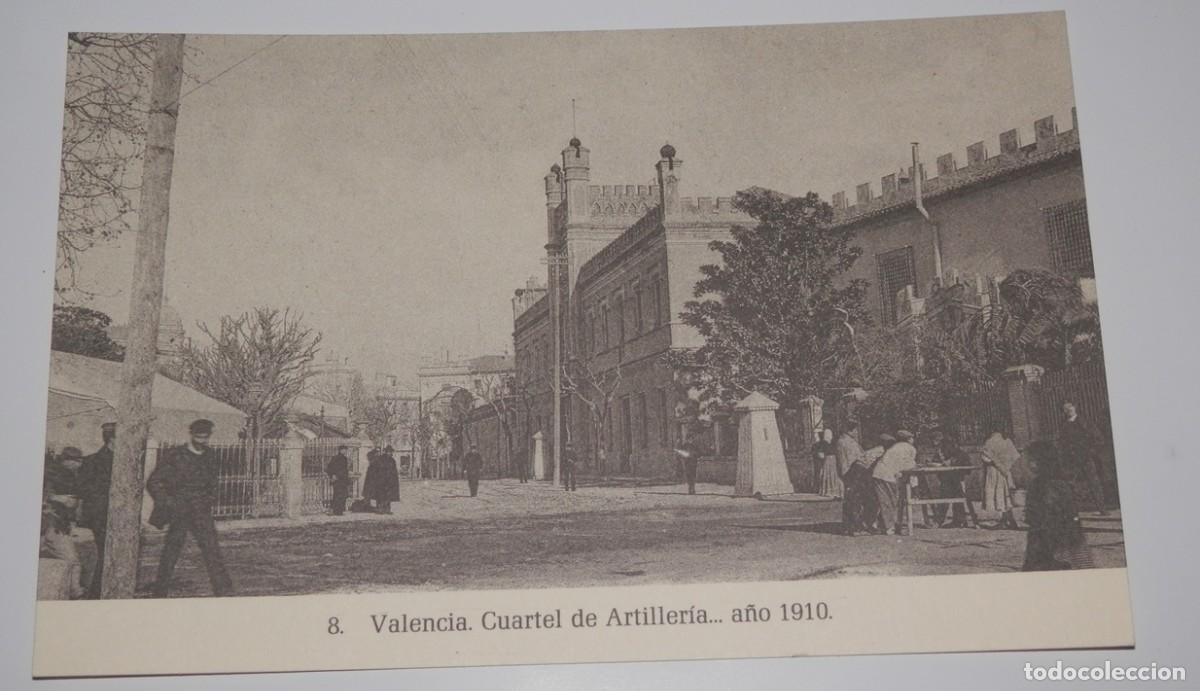Postales: TARGETA POSTAL DE VALENCIA - CUARTEL DE ARTILLERIA A&Ntilde;O 1910