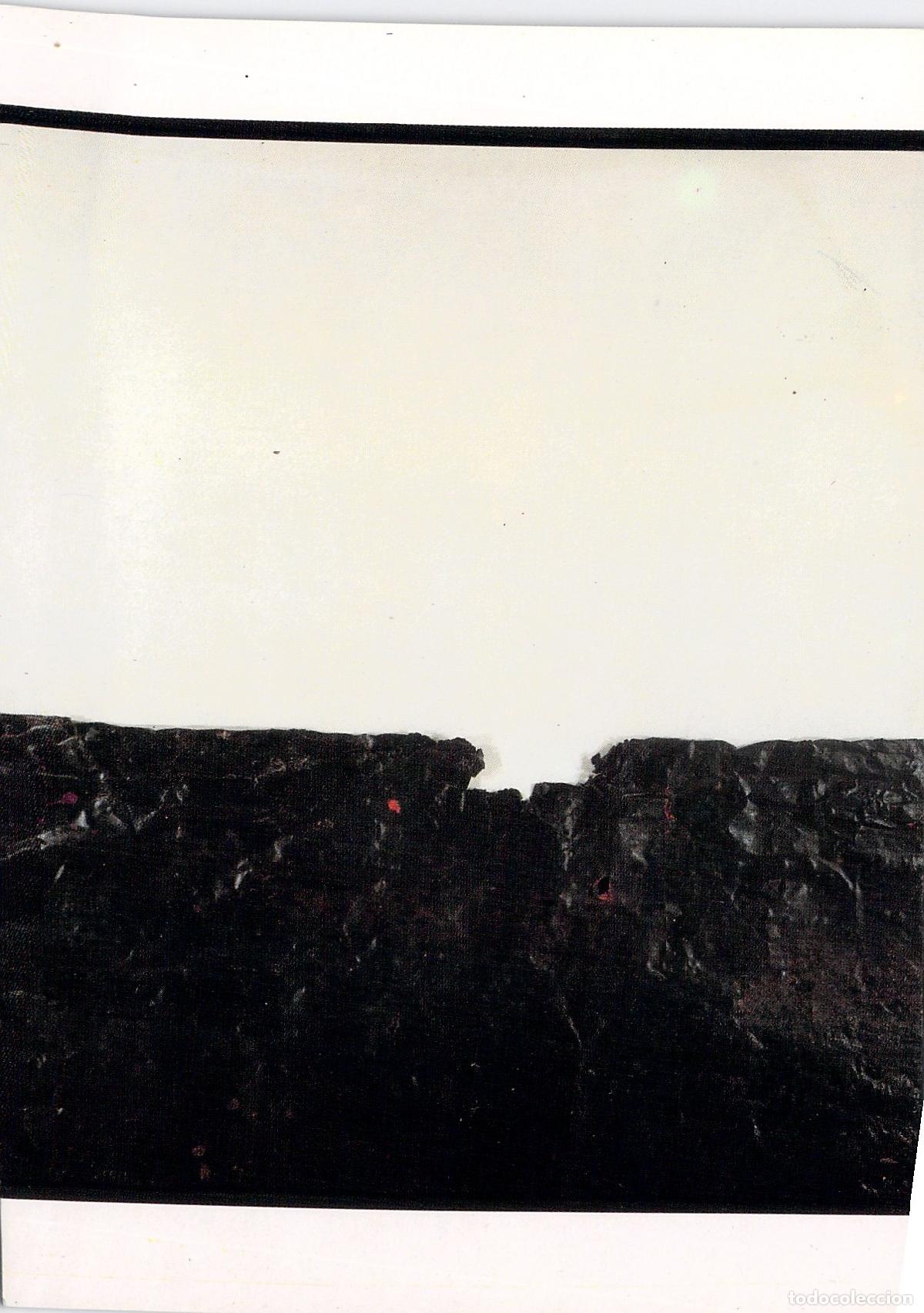 Postales: Postal de Arte Abstracto Blanco Chatarra Negra de Gustavo Torner