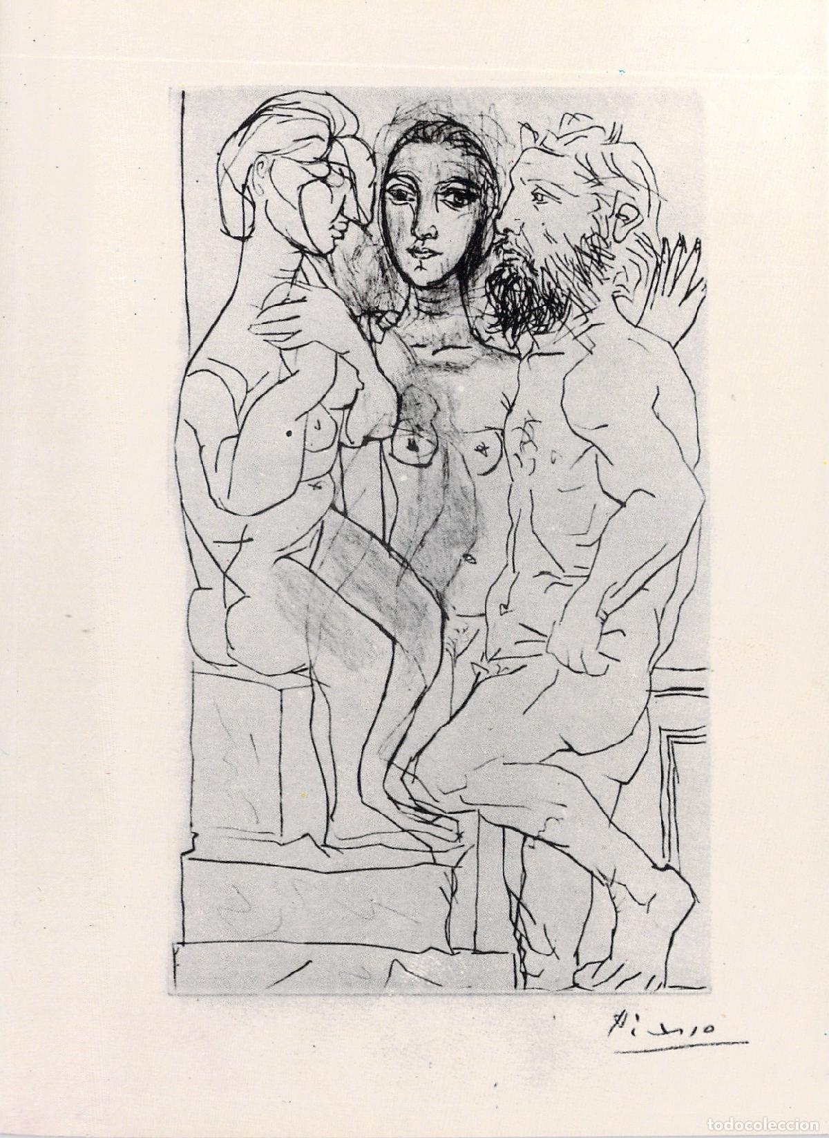 Postales: Postal Arte Pablo Picasso Escultor y Modelo Alicante