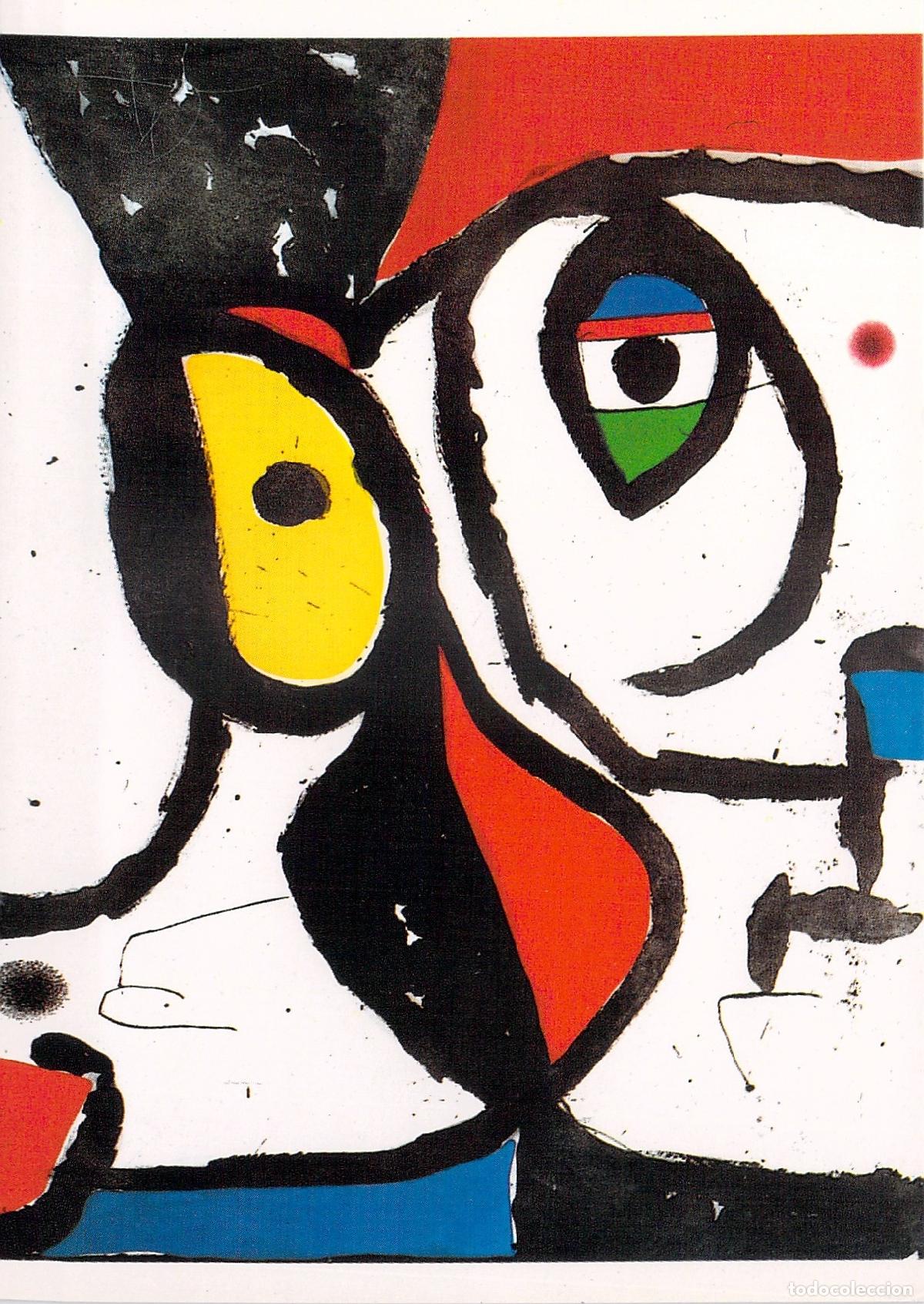 Postales: Postal Joan Mir&oacute; - La Pierre Philosophale - Colecci&oacute;n Arte Siglo XX