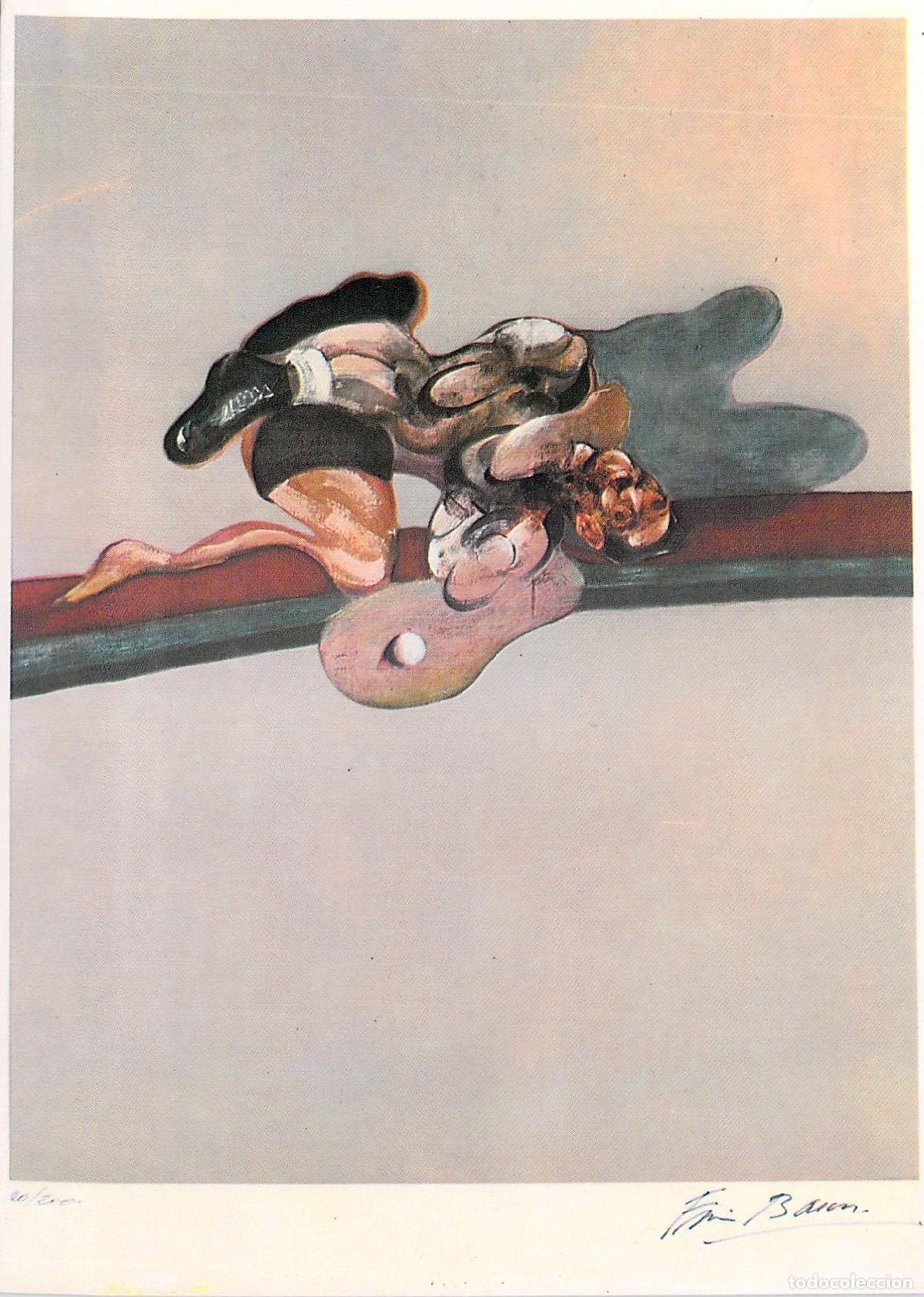 Postales: Postal de Arte Francis Bacon El Boxeador Colecci&oacute;n Siglo XX