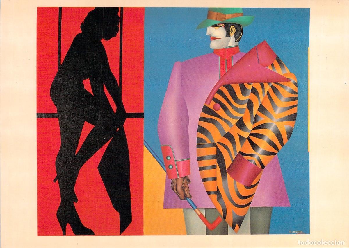 Postales: Tarjeta Postal Obra Rear Window de Richard Lindner - IVAM