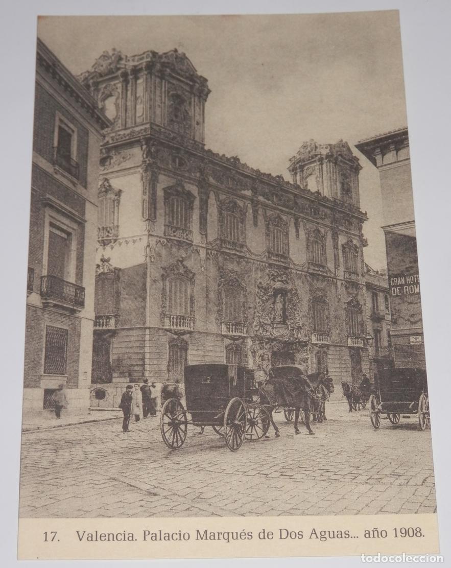 Postales: TARGETA POSTAL DE VALENCIA - PALACIO MARQU&Eacute;S DE DOS AGUAS A&Ntilde;O 1908