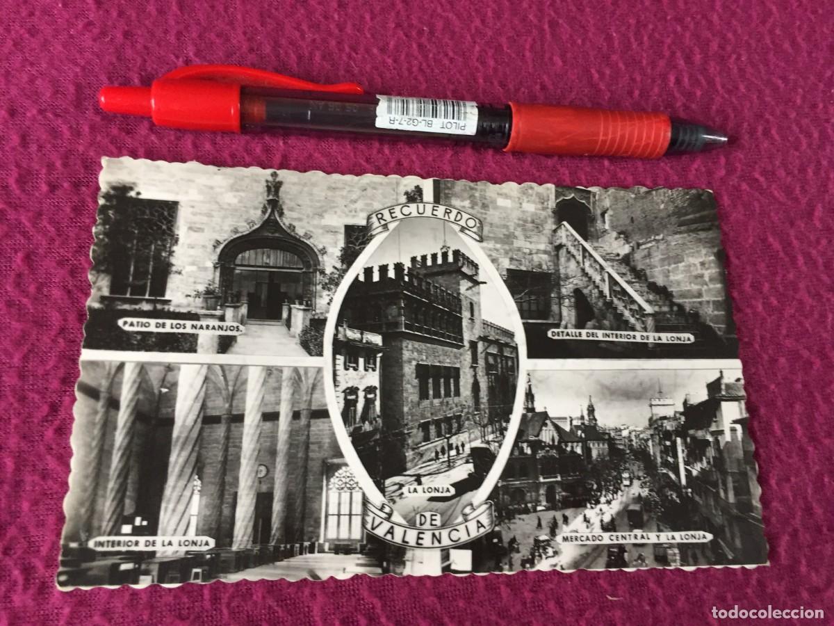 Postales: POSTAL RECUERDO DE VALENCIA, VARIAS VISTAS - EDIC. DARVI - A&Ntilde;OS 50 - LONJA Y MERCADO CENTRAL
