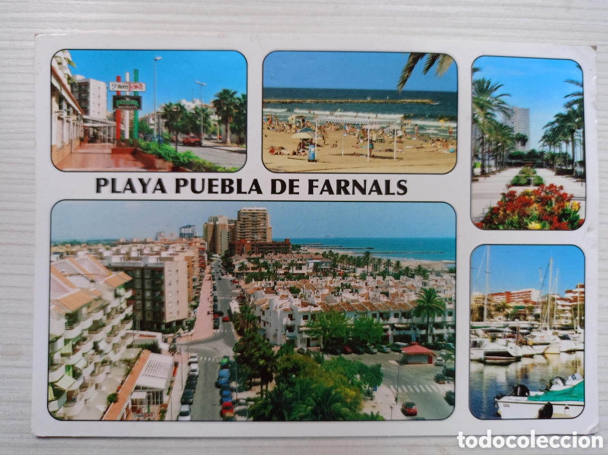 Postales: Antigua postal playa Pobla de Farnals