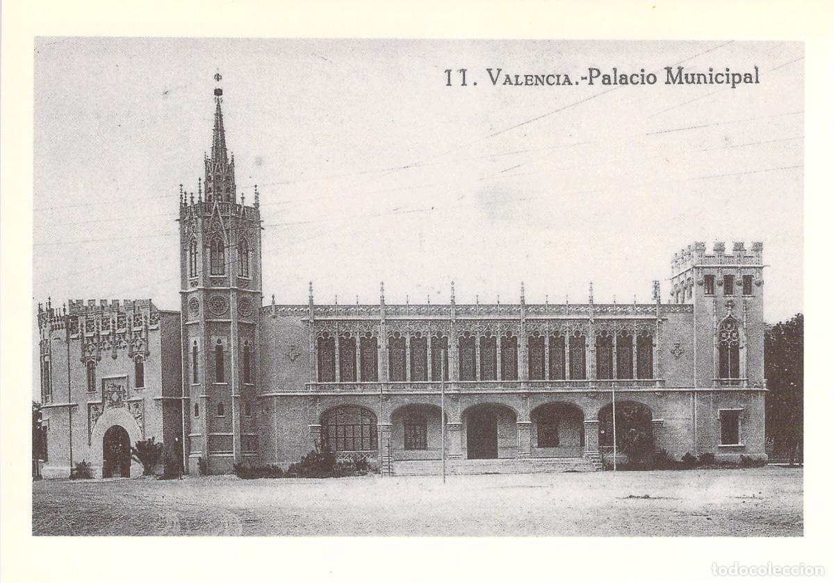 Postales: Postal de Valencia - Palacio Municipal de Valencia reproducci&oacute;n