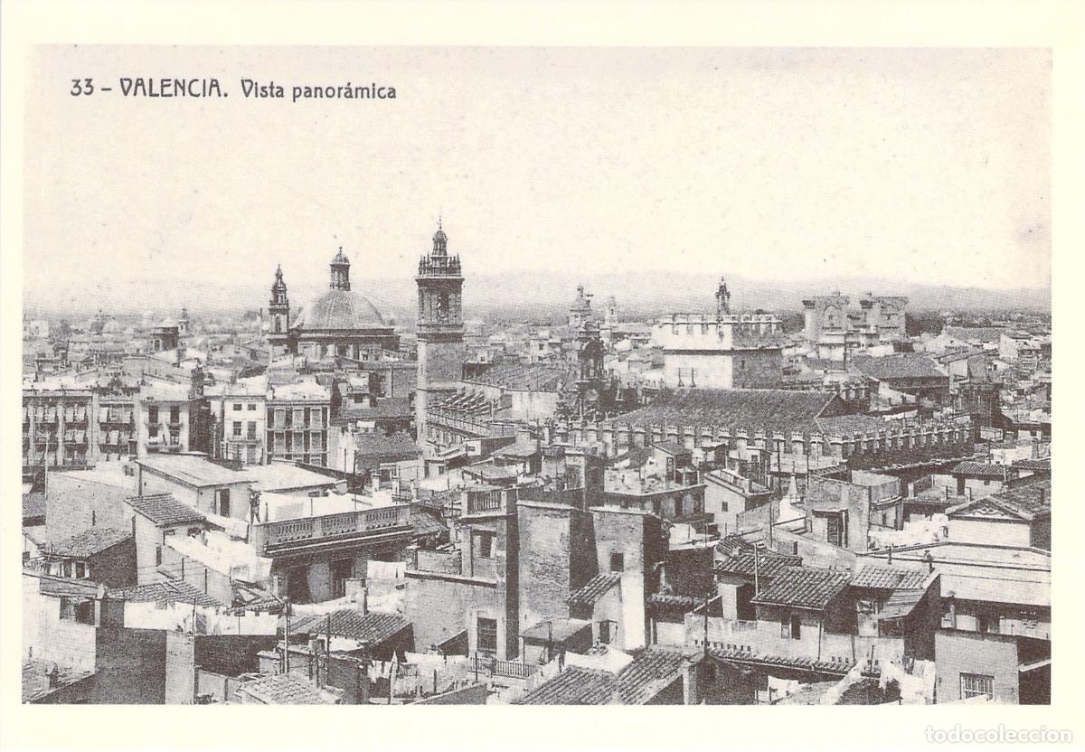 Postales: Postal de Valencia - Vista Panor&aacute;mica de la Ciudad reproducci&oacute;n