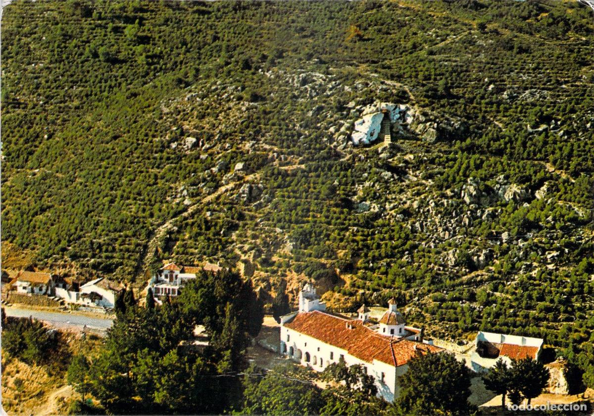 Postales: Postal de Utiel, Valencia - Vista A&eacute;rea del Santuario del Remedio