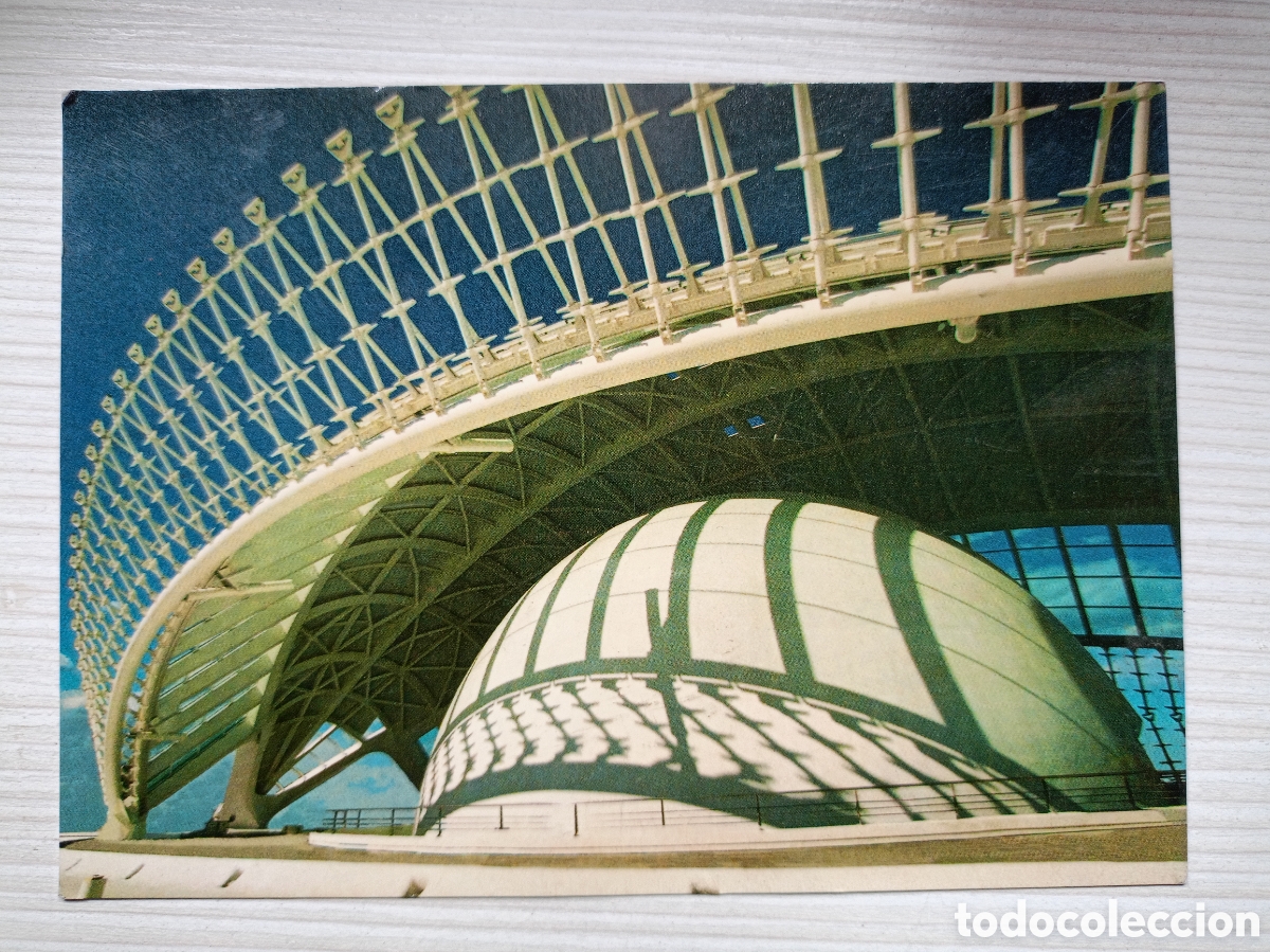 Postales: Postal ciudad de las artes y las ciencias Valencia l'hemisf&egrave;ric
