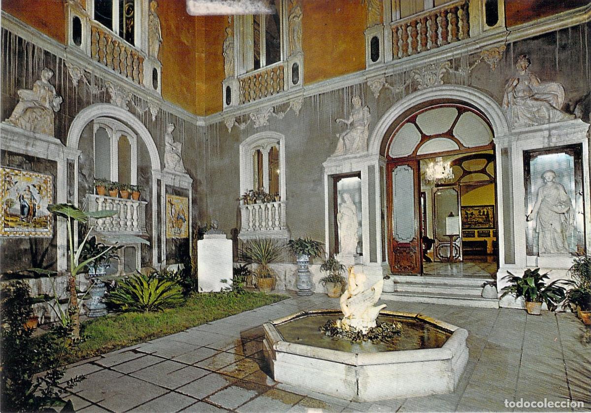 Postales: Postal Patio de Luces Museo Nacional de Cer&aacute;mica Gonz&aacute;lez Mart&iacute; Valencia