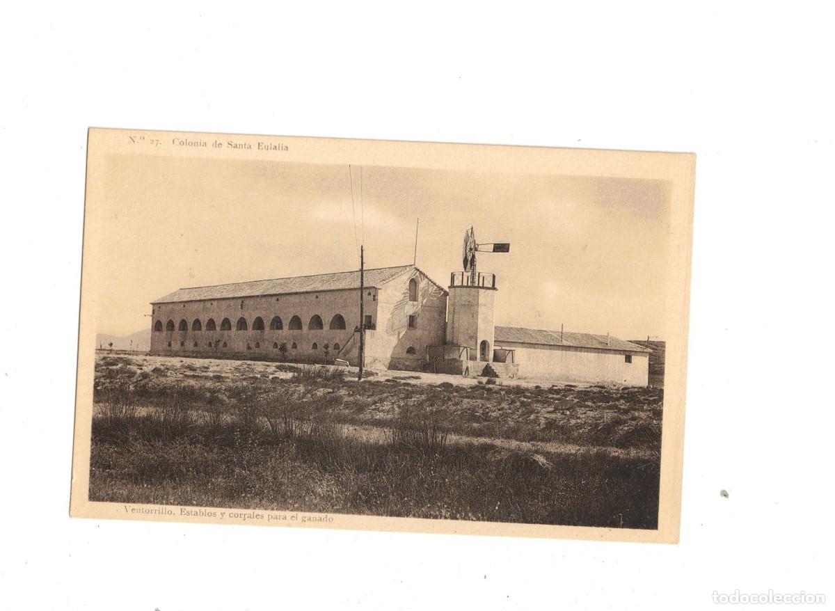Postales: ALICANTE . COLONIA DE SANTA EULALIA. ESTABLOS