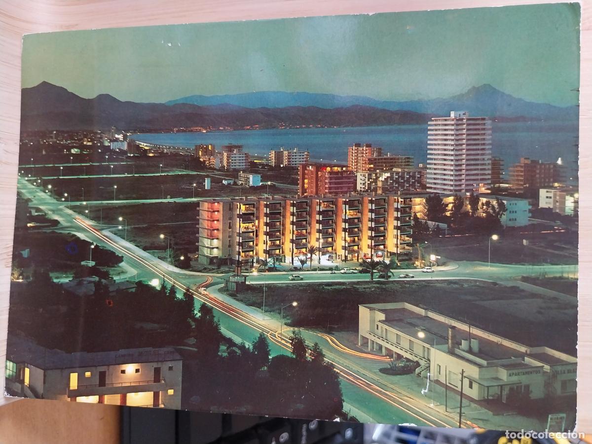 Postales: PLAYA DE SAN JUAN ALICANTE NOCTURNA ED ARRIBAS 2066 ESCRITA