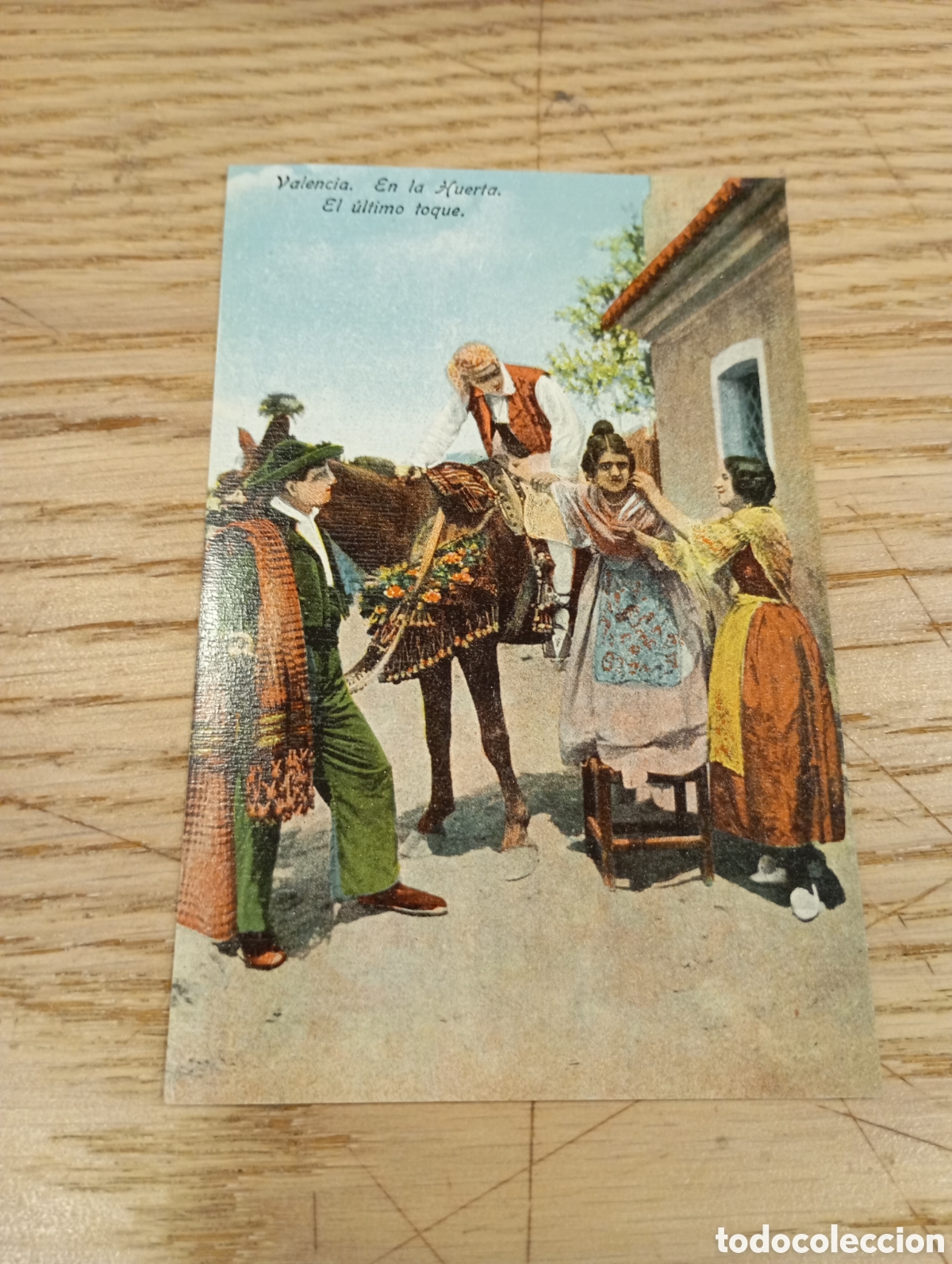 Postales: VALENCIA - EN LA HUERTA - EL &Uacute;LTIMO TOQUE - EDICI&Oacute;N F. C.