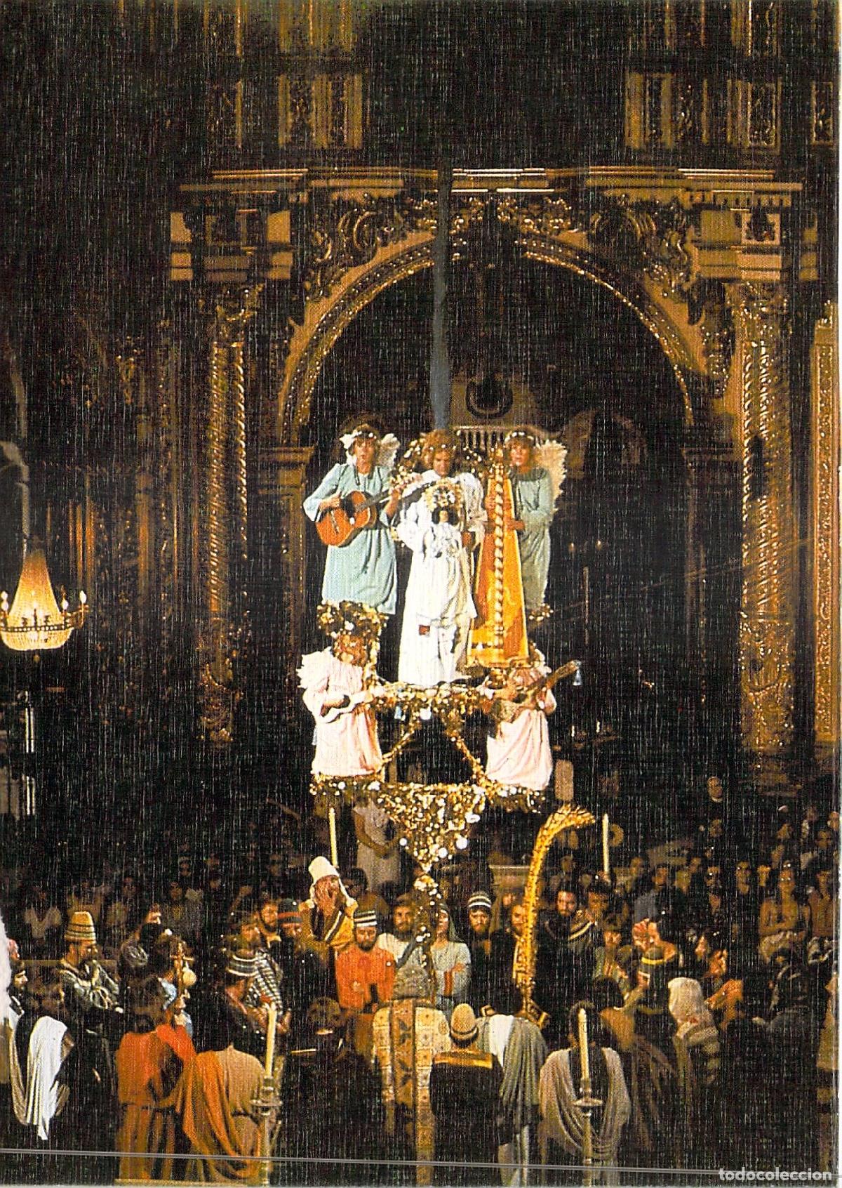 Postales: Postal de la Subida del Alma de la Virgen, Misteri d'Elx
