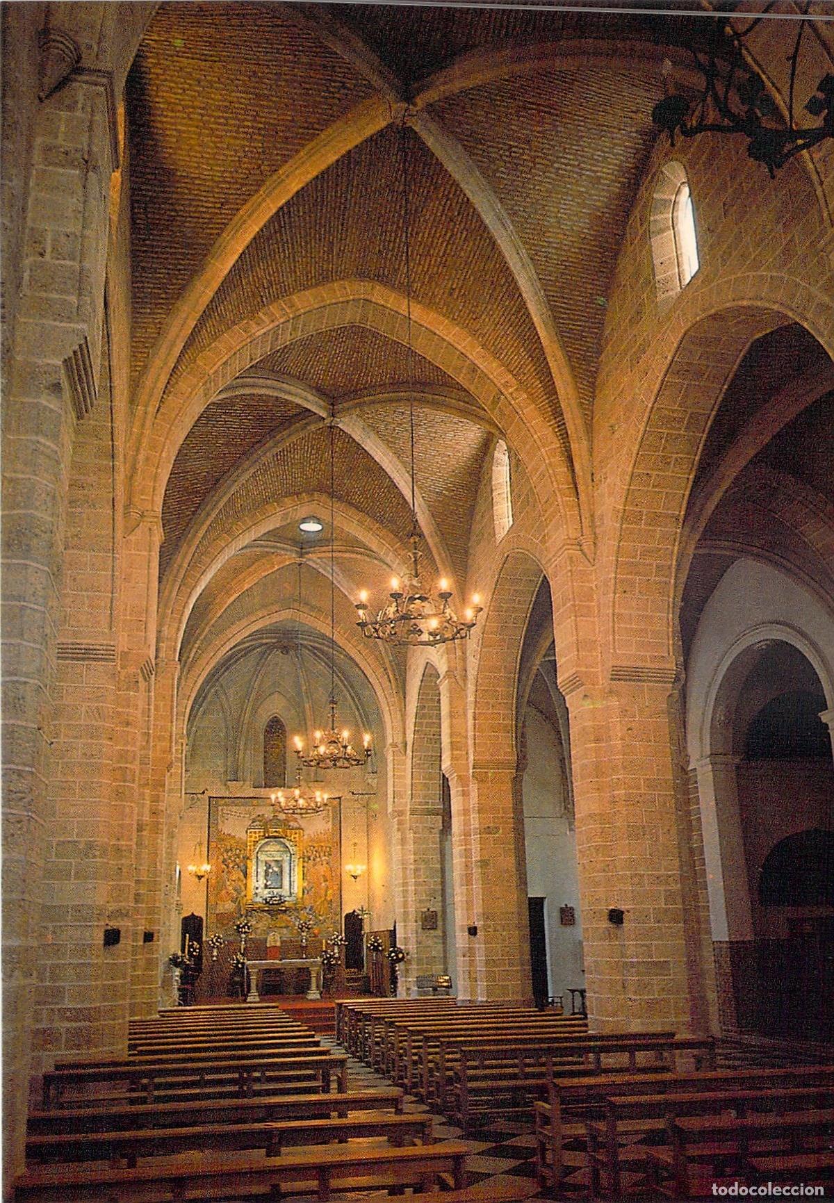 Postales: Postal Real Monasterio de Santa Mar&iacute;a de El Puig, Valencia - Interior Iglesia
