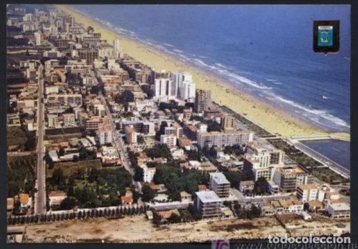 Postkarten: Gandia. *Vista a&eacute;rea de la playa* Ed. Fisa n&ordm; 158. Nueva.