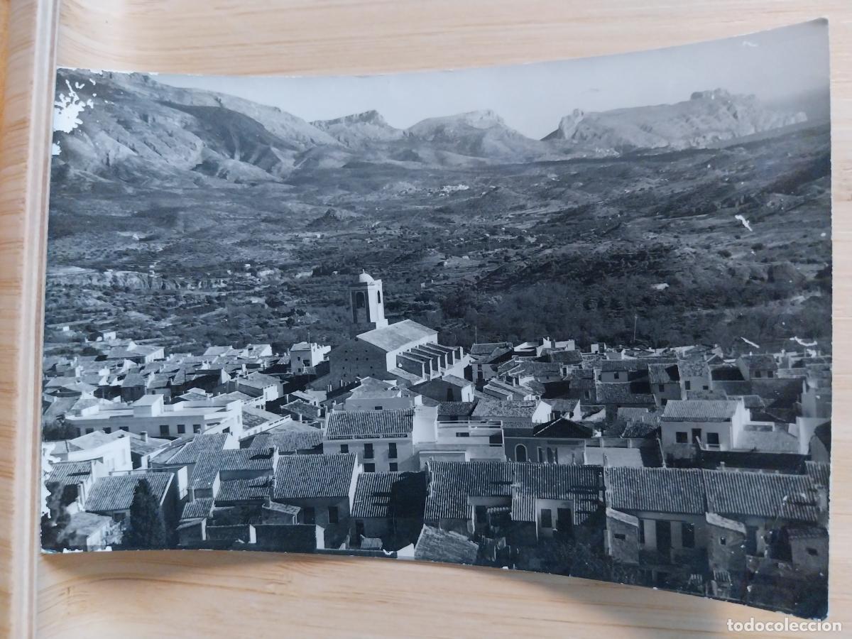 Postales: LA NUCIA ALICANTE VISTA ED HNOS GALIANA PUEBLO BN ORIGINAL PRECIOSA DESPERFECTOS