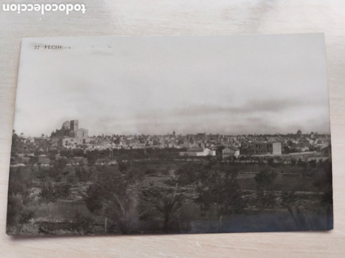Postales: ELCHE - Postal Foto Gonz&aacute;lvez - Num.22 Vista panoramica Circulada 1926