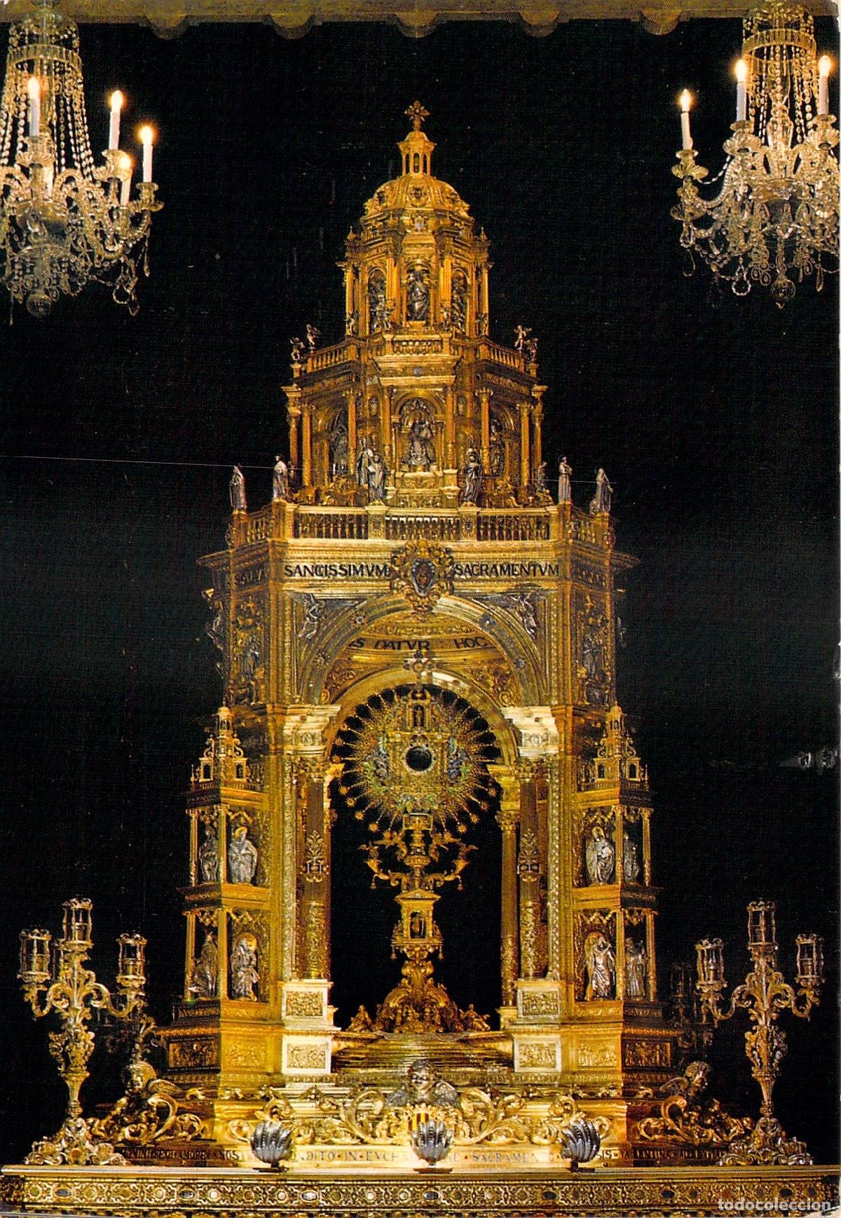 Postales: Postal de la Catedral de Valencia - Custodia Monumental
