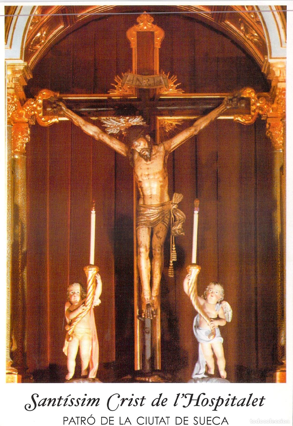 Postales: Postal Sant&iacute;simo Cristo de la Sangre de l'Hospitalet de Sueca