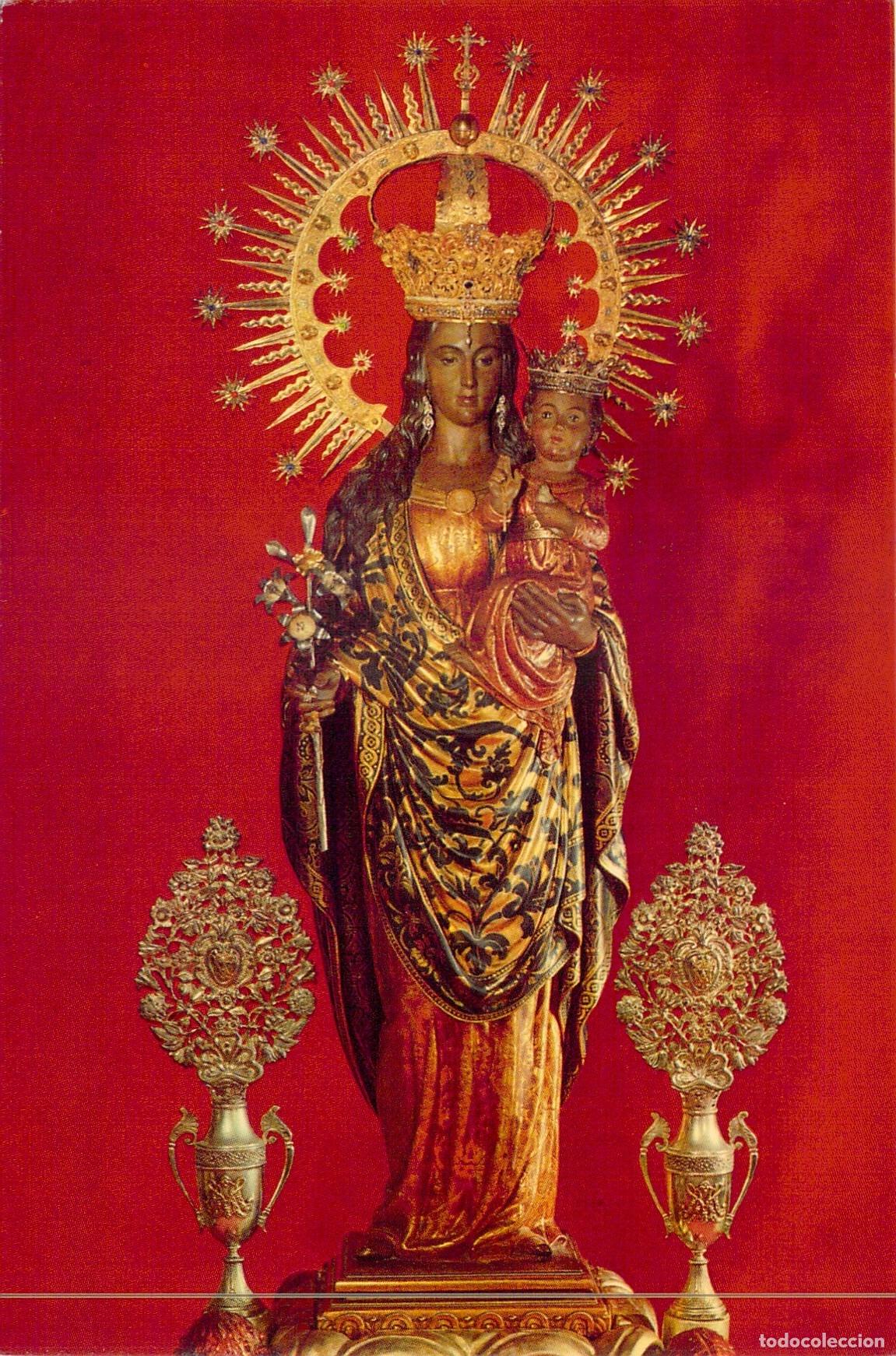 Postales: Postal Virgen de la Seo Patrona de J&aacute;tiva Valencia