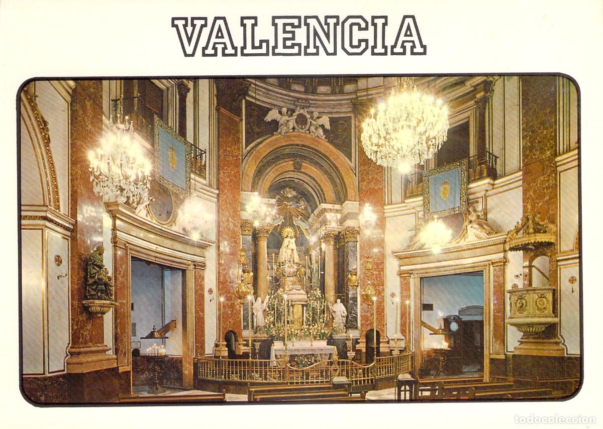 Postales: Postal de Valencia: Altar Mayor de la Real Bas&iacute;lica de los Desamparados