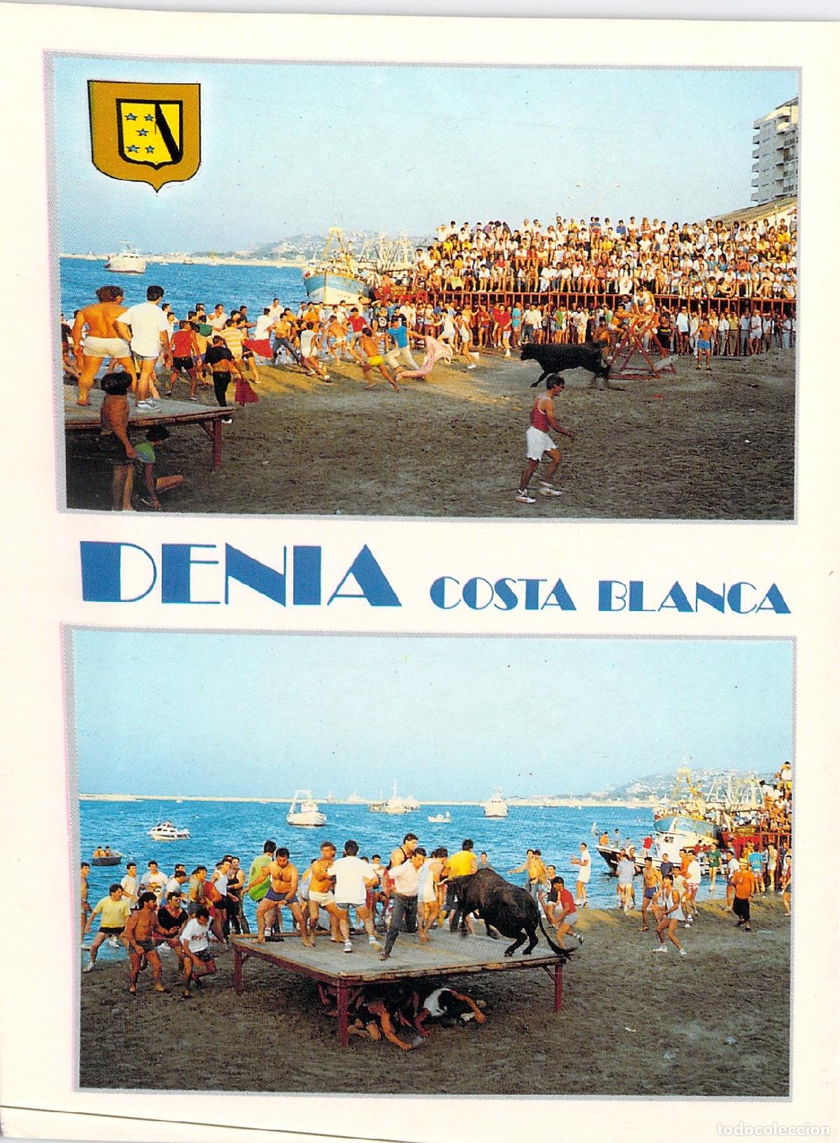 Postales: Postal de Denia Costa Blanca Fiesta de Bous a la Mar en Alicante