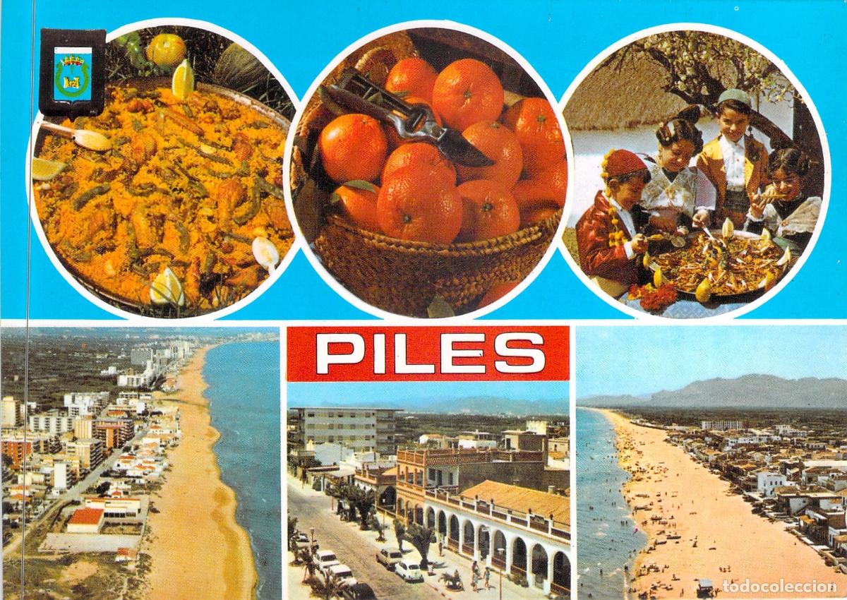 Postales: Postal de Piles Valencia Escudo de Oro Vistas y Gastronom&iacute;a